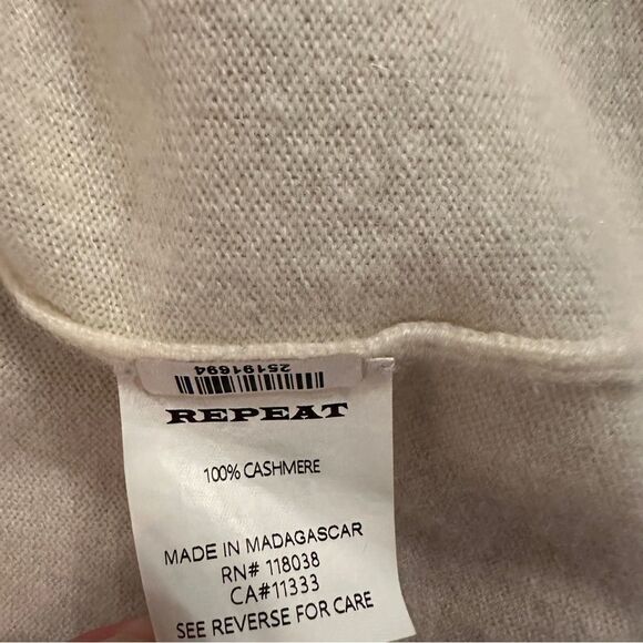 Repeat Cashmere 100% cashmere open fringe cardigan - Picture 7 of 9